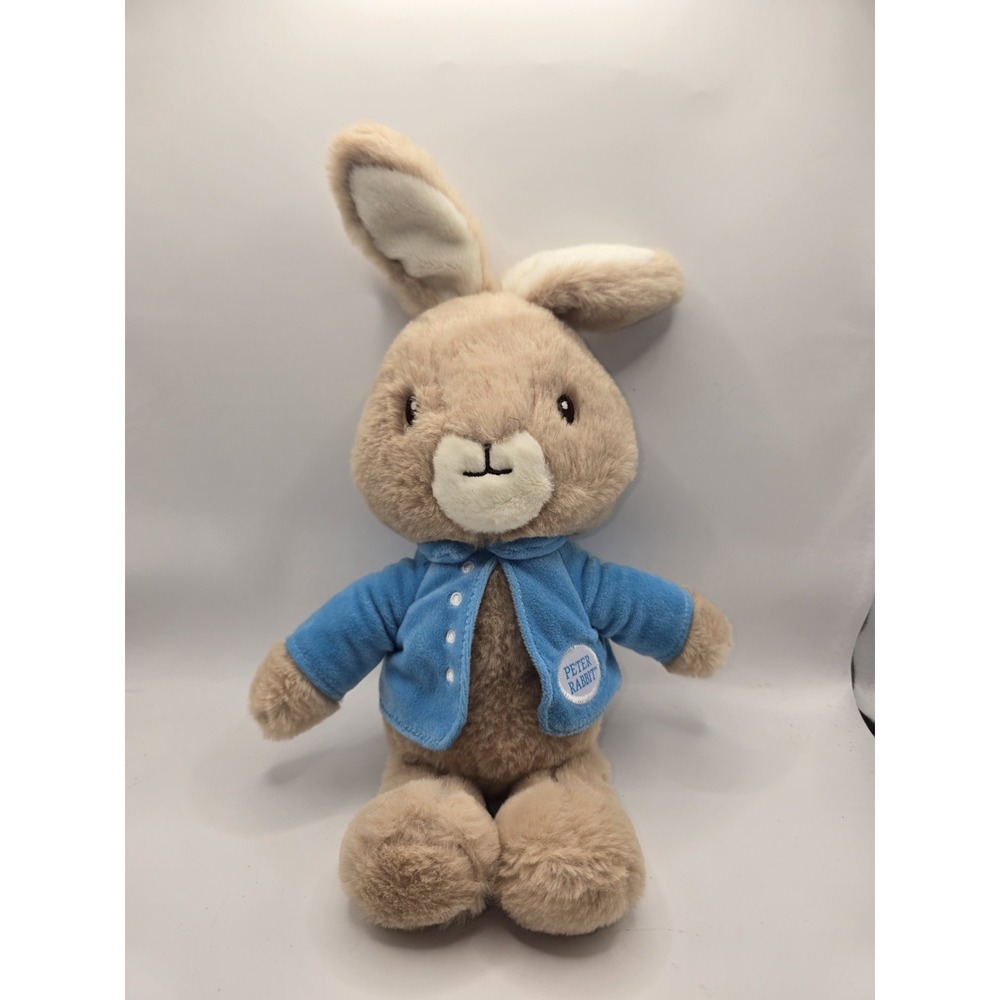 Beatrix Potter Peter Rabbit 7 inch Sewn in Eyes Baby Plush Stuffed Animal Bunny